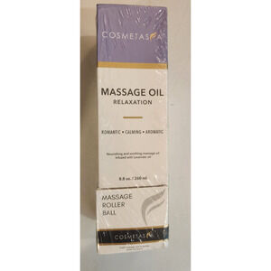 Lavender- Relaxation Massage Oil W/Massage Roller Ball - 8.8 oz - Romantic, etc.